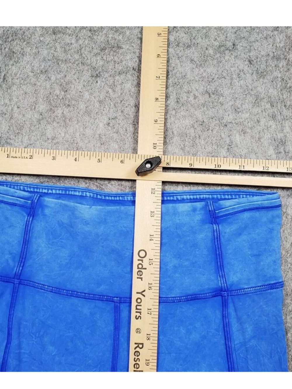 Lululemon Size 6 Blue Wash Leggings - Picture 2 of 9